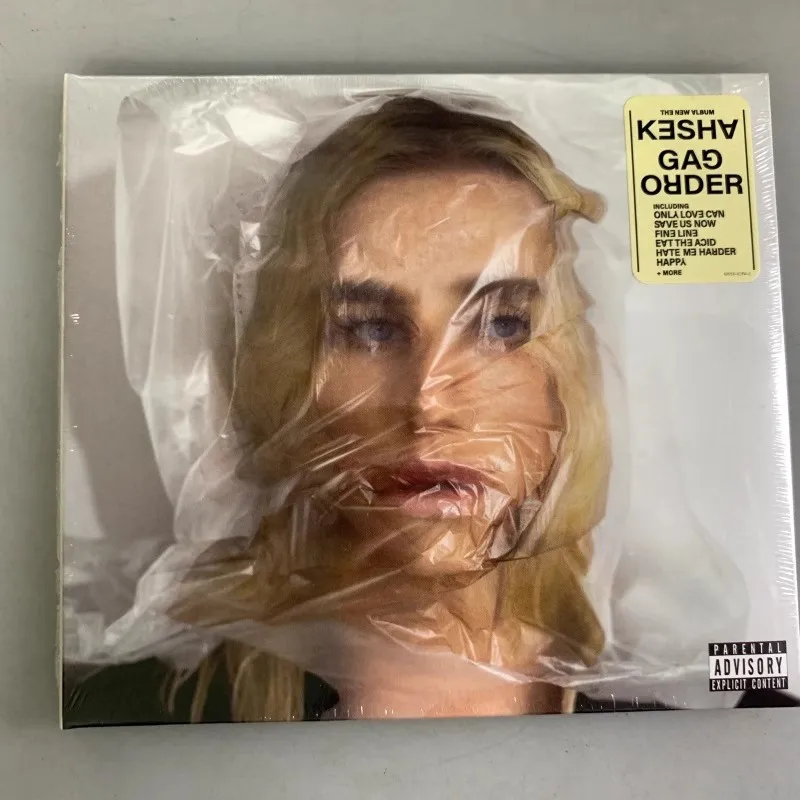 

Electropop Kesha Music CD Gag Order Album Living In My Head Music Record Cosplay Walkman Car Soundtracks Box Party Music Gifts