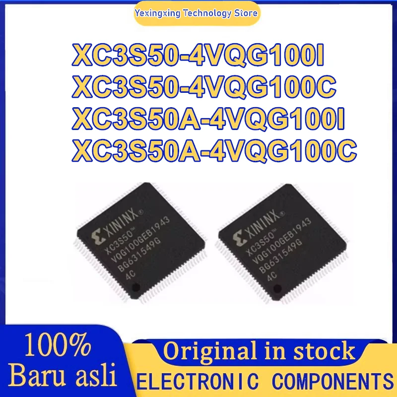 

XC3S50-4VQG100C XC3S50-4VQG100I XC3S50A-4VQG100C XC3S50A-4VQG100I XC3S50-4VQG100 XC3S50A-4VQG100 XC3S50 XC3S50A Микросхема QFP-100