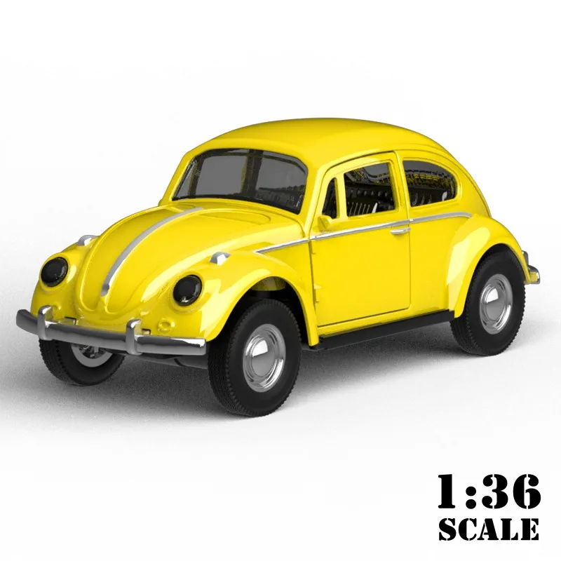 1/36 Schaal Diecast Metal Pull Back Action Drives Auto Forward Automodel Speelgoed voor cadeau/kinderen