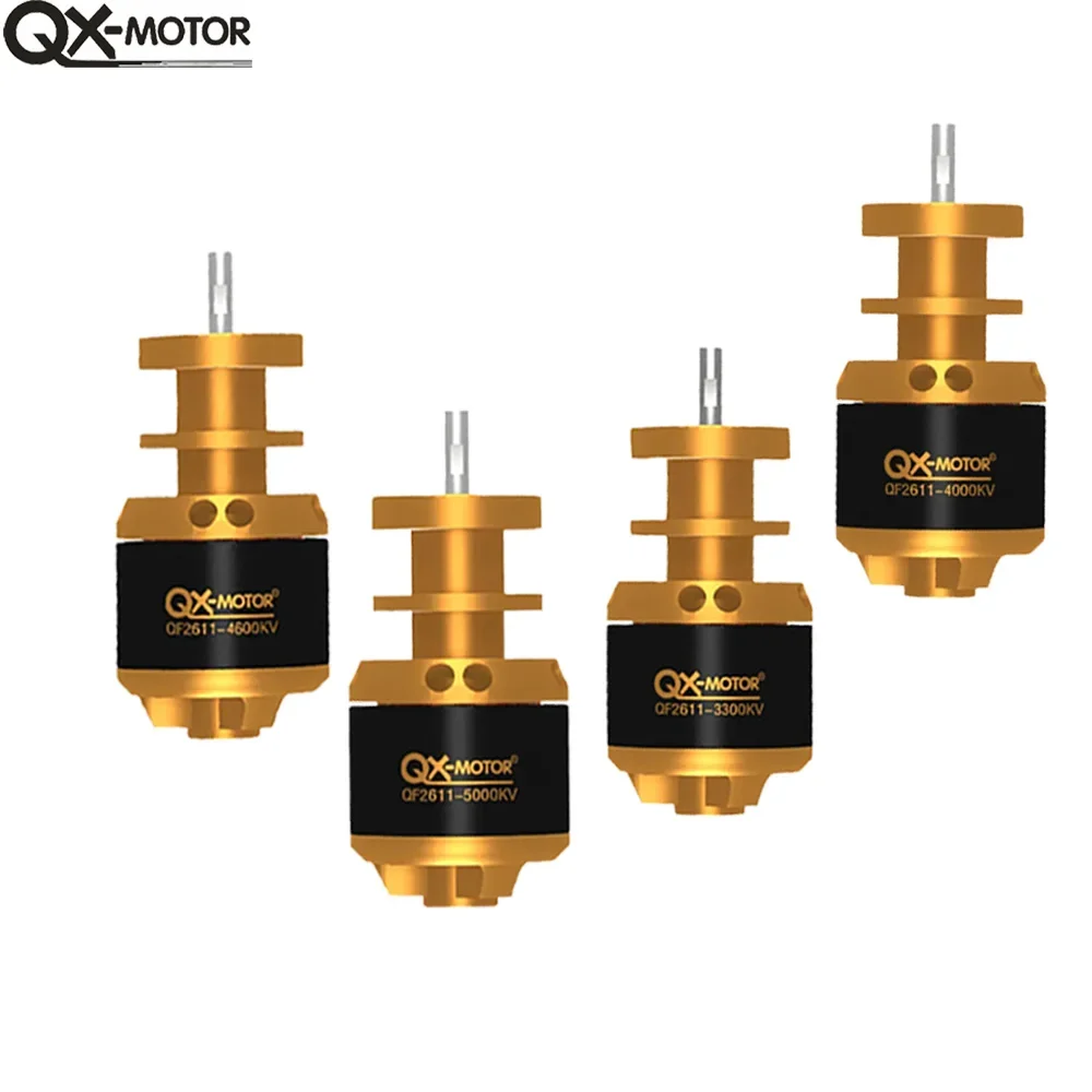 QX-MOTOR 50mm EDF 12 bladen Ducted Fan QF2611 3300KV 4000KV 4600KV 5000KV 3 S 4 S Borstelloze Motor voor RC Model Onderdelen