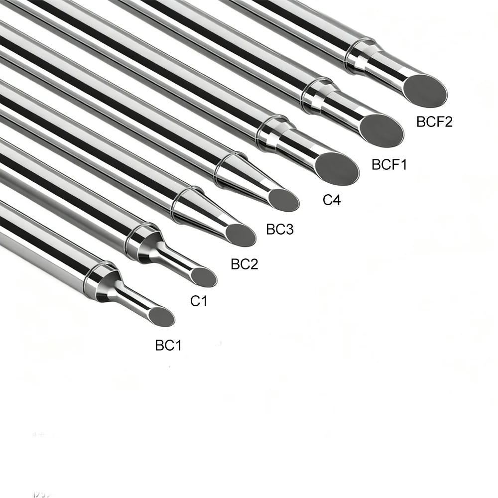 T12 Horseshoe-Shaped Lead-Free Welding Tips Set T12-C1 BC1 BC2 BC3 C4 BCF1 BCF2 Compatible with Hakko FX951 FX950 FM203