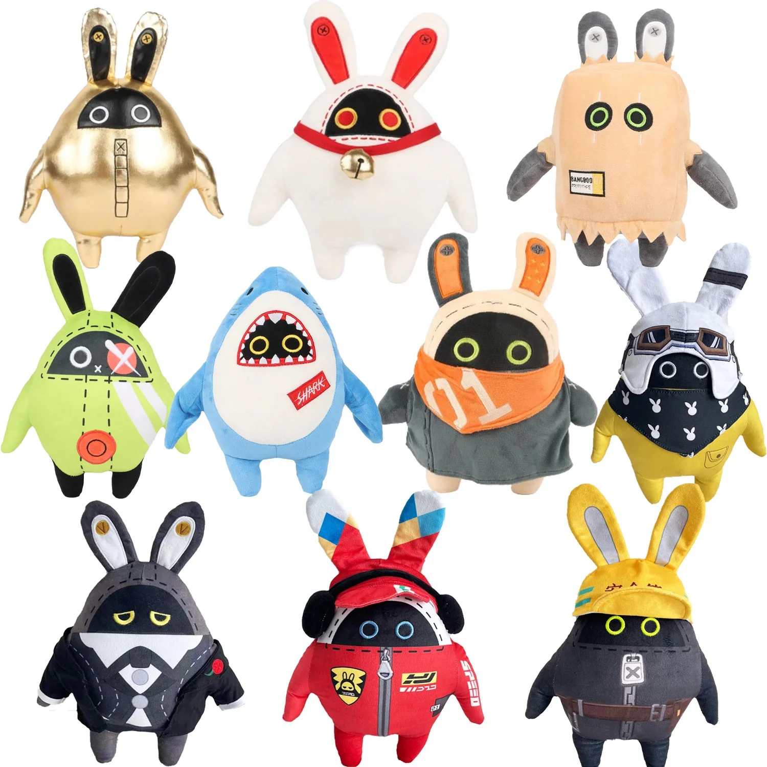 Zenless Zone Zero Anime Game Plush Bolster Figure ZZZ Bangboo Anby Nicole Demara Gentle House Rabbit Stuffed Toy Children Gift