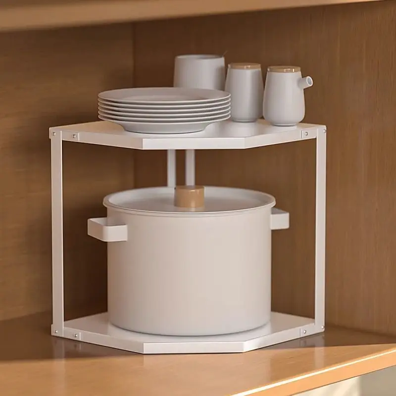 custom. [ 18k People Favorited] Kitchen Corner Storage Rack Spice Seasoning Wall Corner Rack Countertop Multi-layer Hou