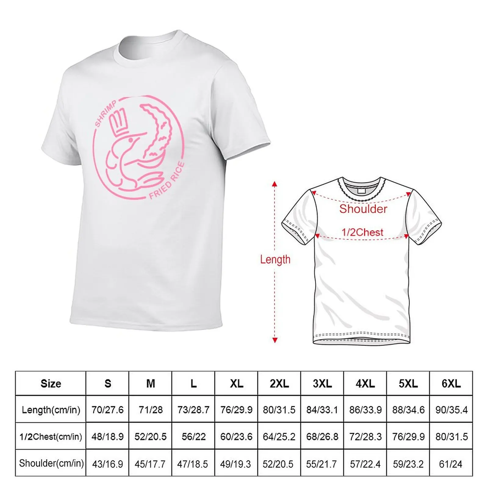 Shrimp Fried Rice (V2) T-Shirt t shirt for man 100 percent cotton funny t shirts man man t shirts for men casual T-Shirt
