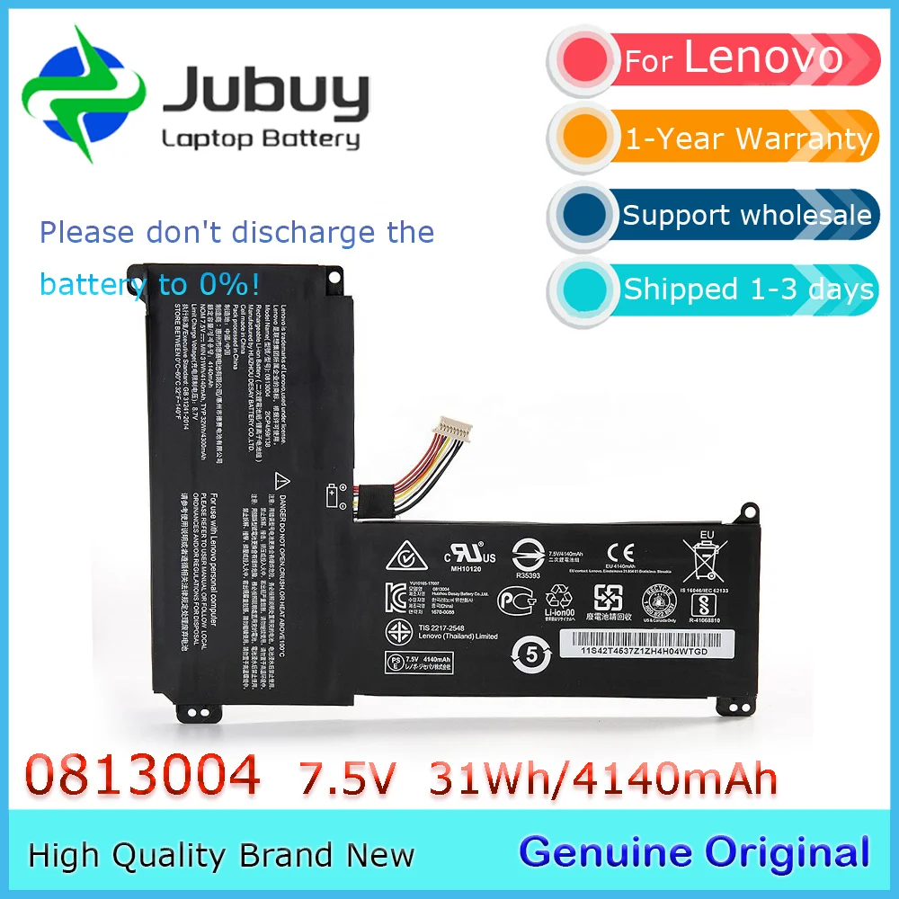 0813004 7.5V 31Wh Original Laptop Battery for Lenovo Ideapad 110S-11IBR 5B10M53638 NE116BW2