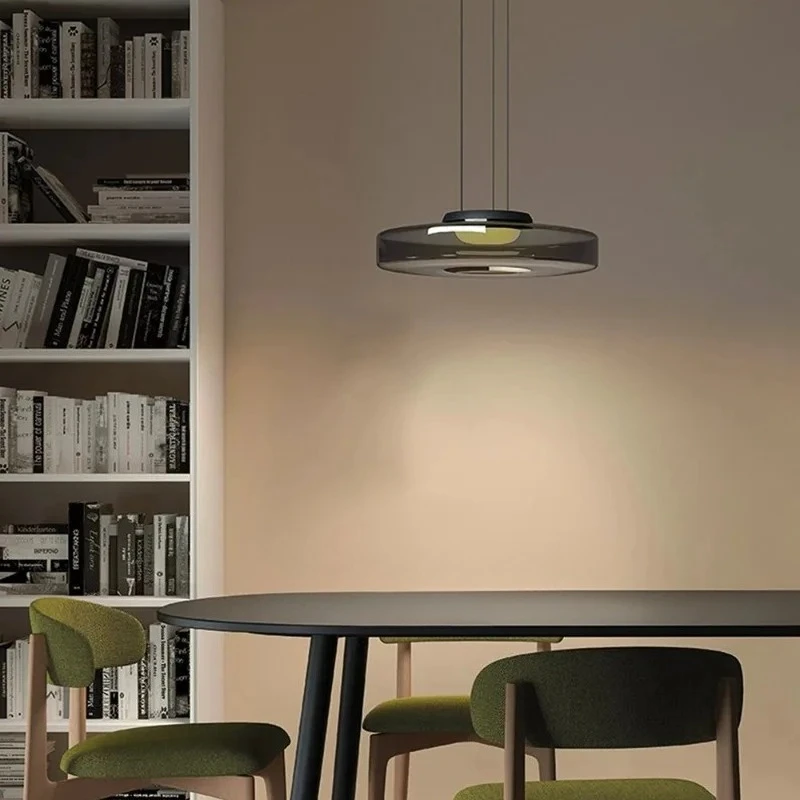 Italian Minimalist Glass Pendant Light Art Creative Modern Decoration LED Chandelier for Home Restaurant Bar Balcony Corridor view 4