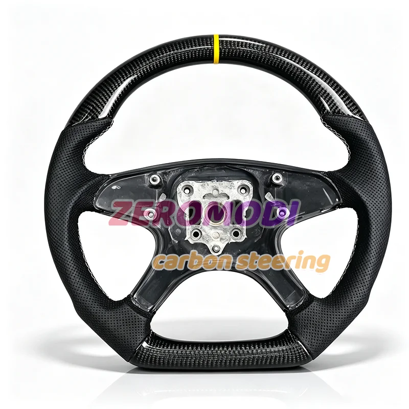 For Mercedes Benz W204 C180 C200 C300 2007-2012 Carbon Fiber Steering Wheel Racing Upgrade