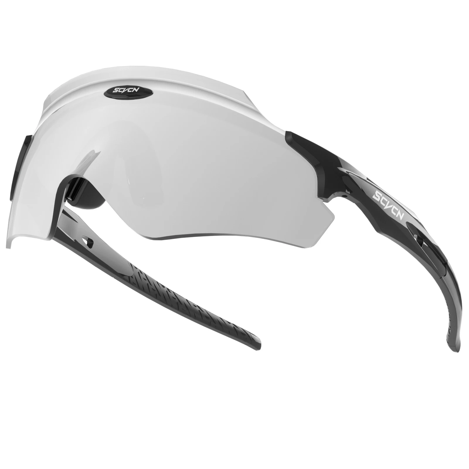 Scvcn Unisex Sports Sunglasses Black 7