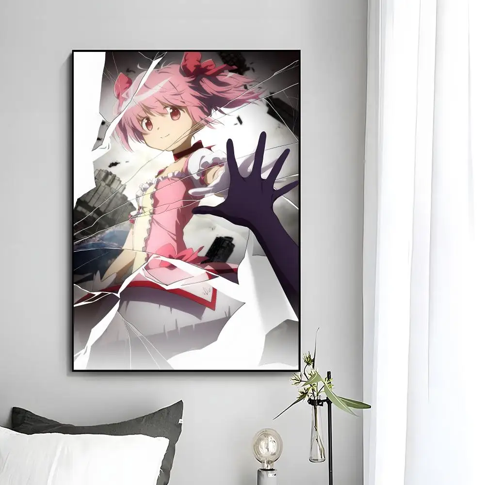 Dunkles Anime P-Puella Magi Madoka Magica Poster Wandkunstdruck Dekoratives Wandbild Wohndekor Geschenk Ungerahmt – Detail 27