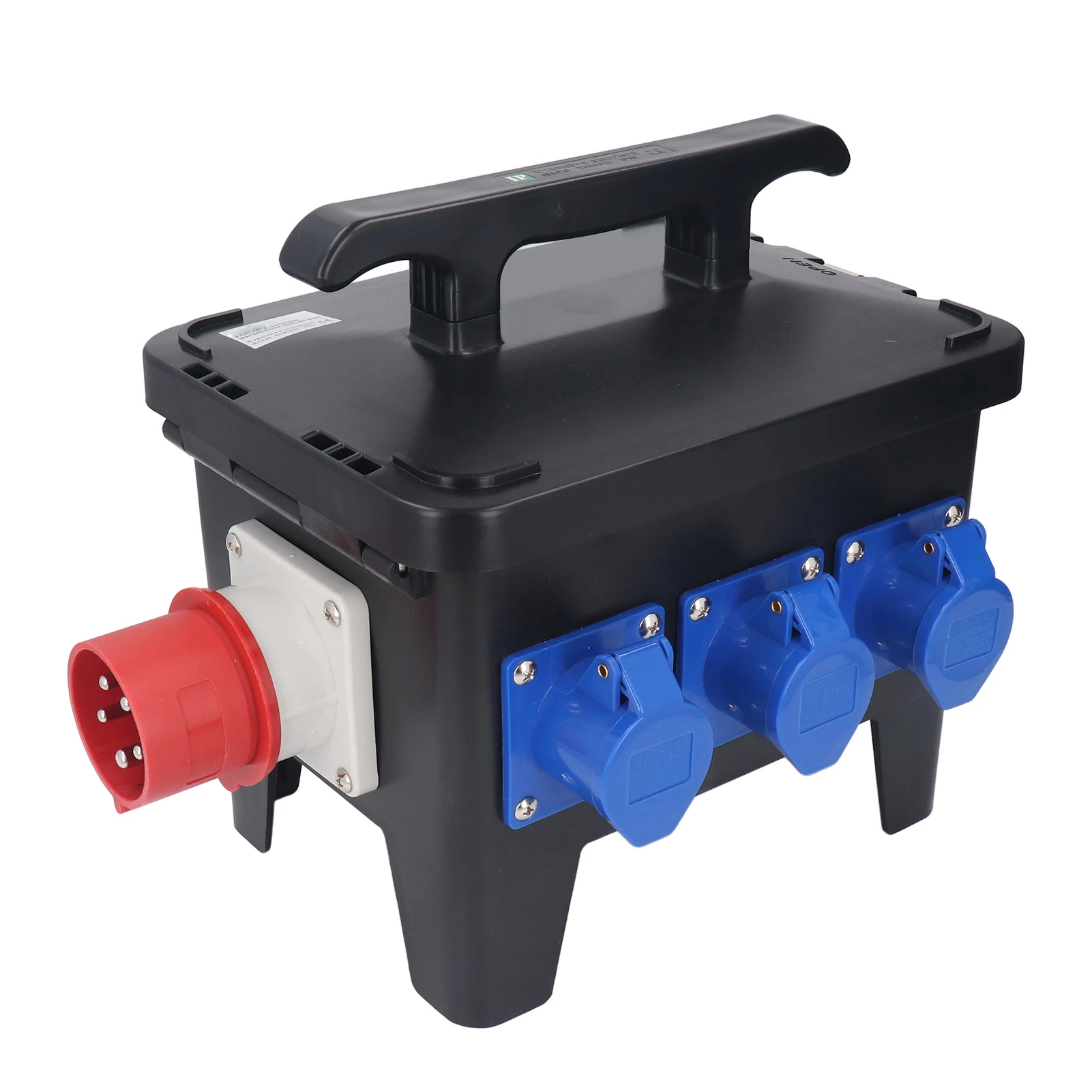 Power Distribution Box ABS Portable Wide Application AC 220‑380V  Plated Contacts Distribution Box Waterproof for Houses