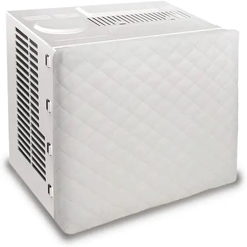 Winter Window Indoor Air Conditioner Cover White Inside Window Ac Unit Protection Cover with Elastic Straps Insulation Defender - Image 7