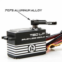 New T60LP SMART Low Profile 17V 66KG Brushless Direct Power Servo of RhinoRC for 1/10 & 1/8 Scale Buggies and Trucks Cars