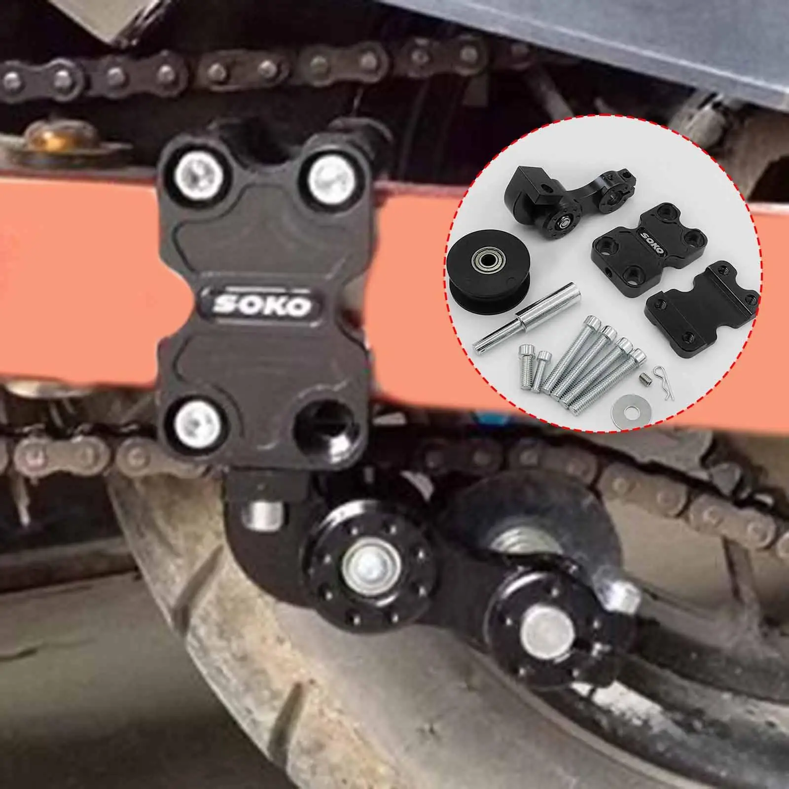 

Adjuster Chain Tensioner Chain Automatic Regulator Automatic Wheel Roller Tools for Motorcycle Motocross Bike Motorbike