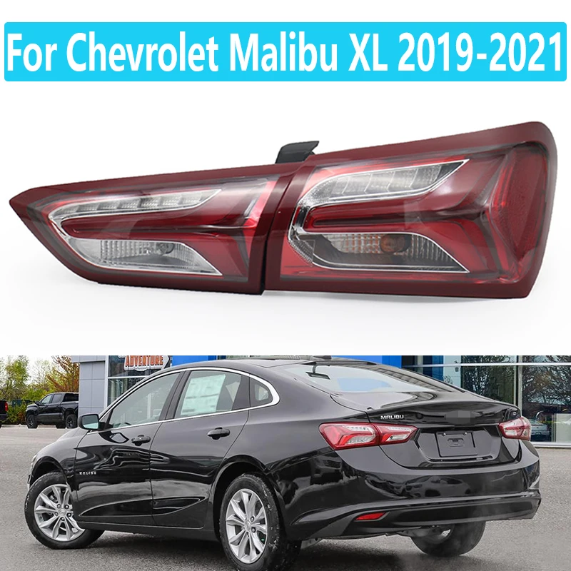 For Chevrolet Malibu XL 2019-2021 Rear Brake Turning Warning Light Taillight Assembly LED Taillight Car Accessories