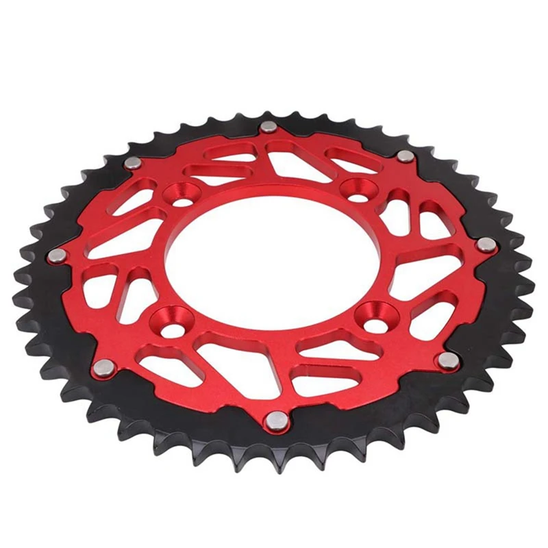 Rear Chain Sprocket 46T For Honda CRF125F/FB 2014-2023 CRF100F 2004-2013 XR100R 1985-2003