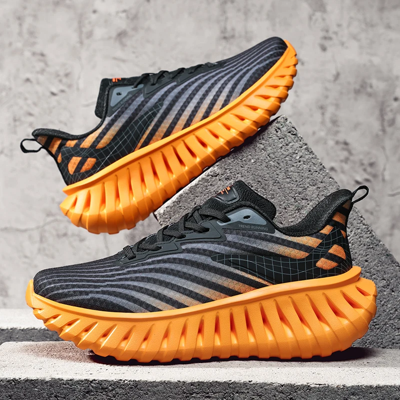 

casual sports shoes four season fashion versatile unisex outdoor non slip thick sole comfortable wear-resistant leisure sneakers