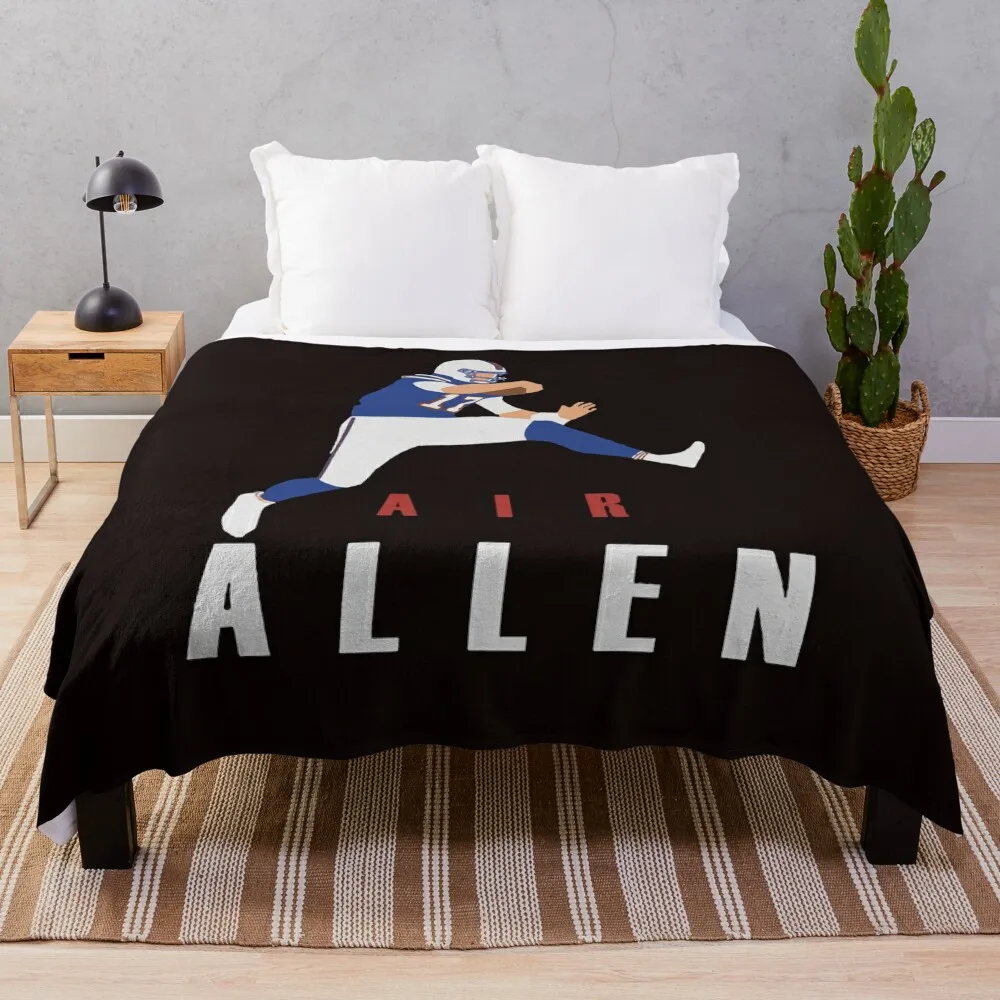 

Air Allen Josh Allen Fans Throw Blanket Fluffy Softs Bed Fashionable Blankets