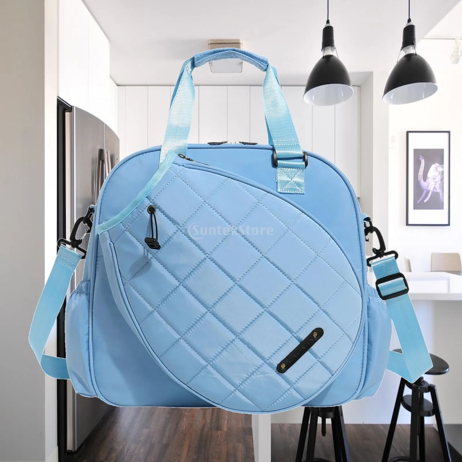 Tennis Tote Bag Tennis Paddle Bag Pack Multifunctional with Zipper Sport Bag