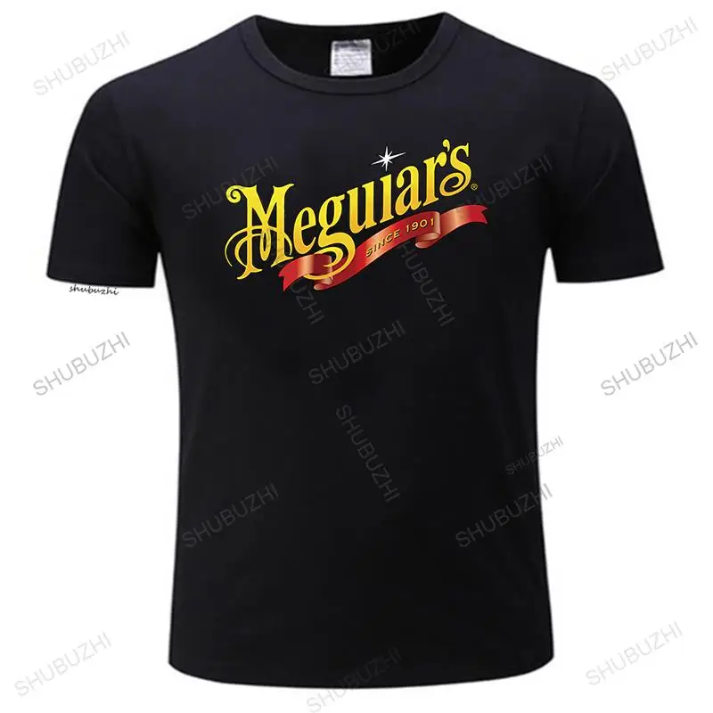 Fashion leisure T Shirts Meguiars Automobile Car Truck Auto Parts Cool Distressed Style Brand tee shirt Sweas O-Neck  Custom