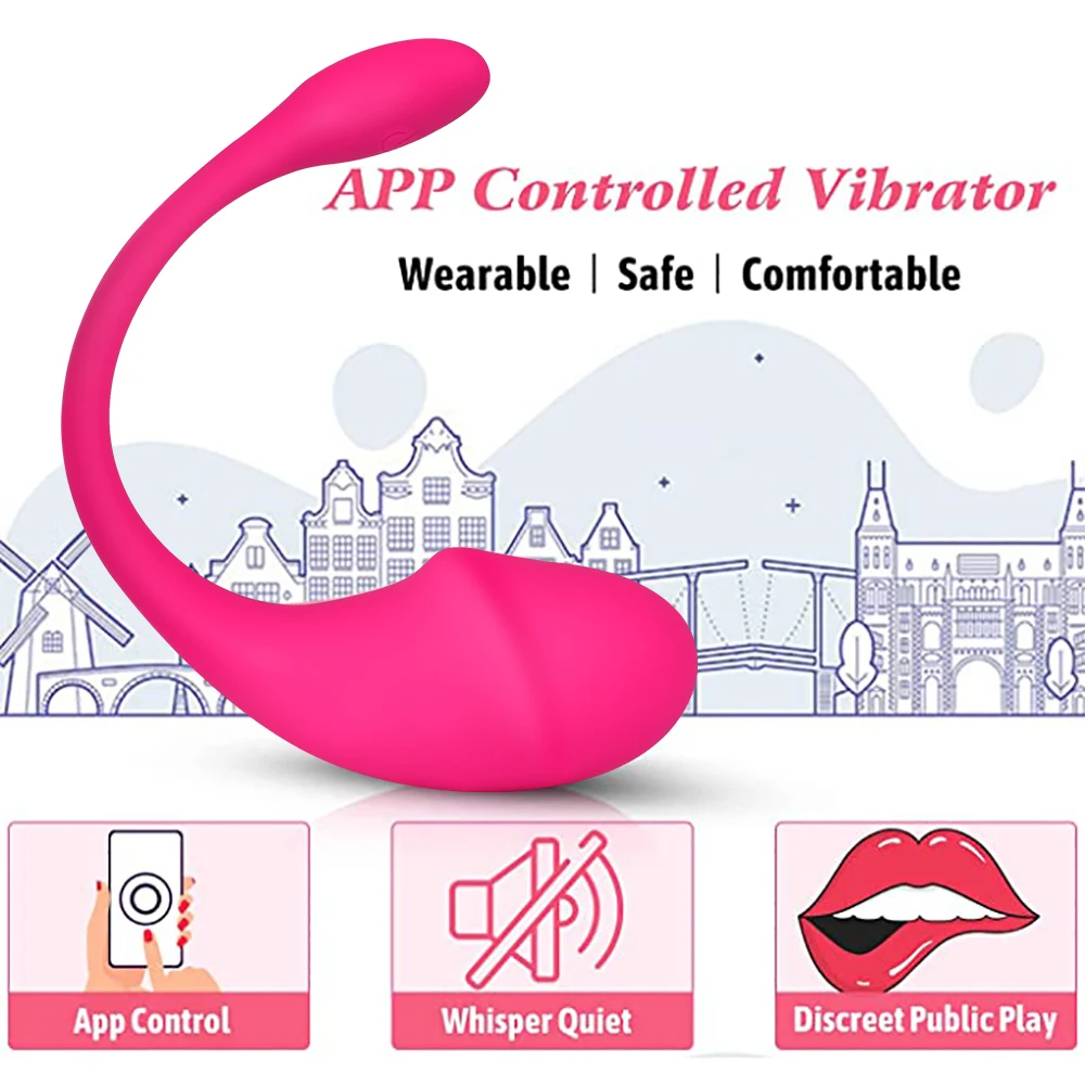 Wireless Sextoy Vibrating Egg Remote Vibrators Powerful App Control G Spot Dildo Vagina Massager Bluetooth For Women Clitoris 18