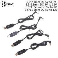 USB Power Boost Line DC 5V To DC 9V / 12V Step UP Module USB Converter Adapter Cable 3.5*1.35mm 5.5*2.1mm Plug