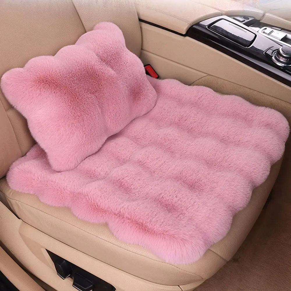 

Warm Plush Car Seat Cushion Anti-slip Durable Auto Chair Protector Pad Comfortable Ultra-Soft Winter Car Seat Cover Car Cushion