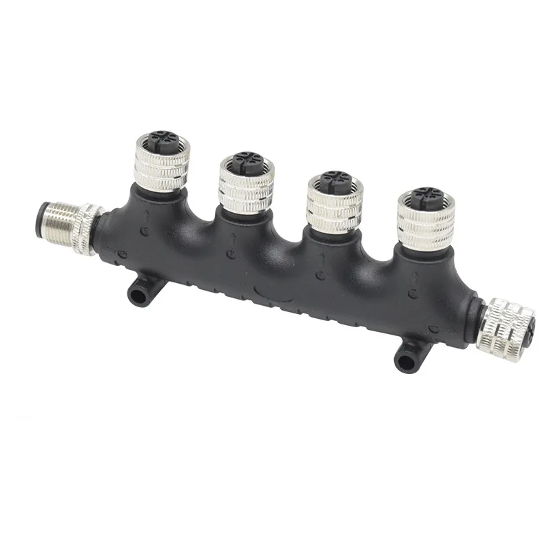 Outdoor NMEA 2000 5-pins connector voor marinejacht Gebruik Waterdicht IP68 3-weg T-type 3 4 5 6 7 8-poorts schepenconnector 4A 250V-stekker