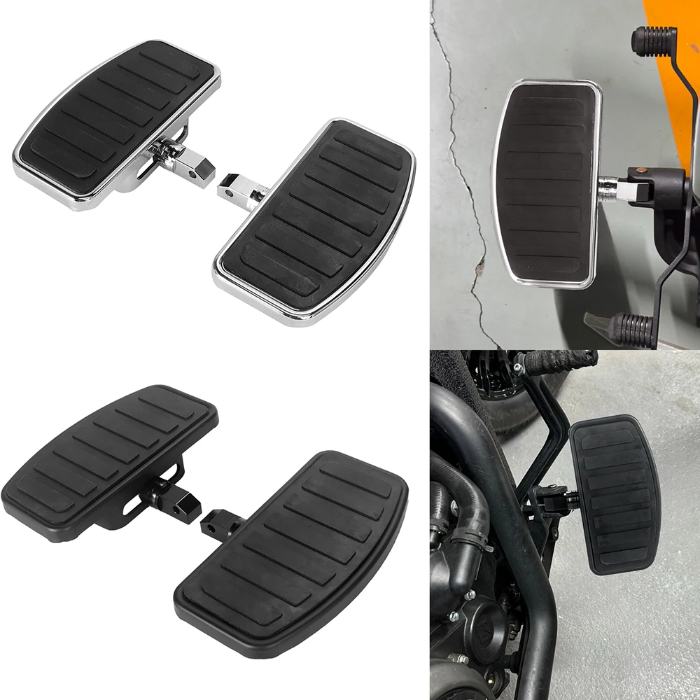

1 пара мотоциклетных задних пассажиров, регулируемые подножки, подставка для ног для Honda VTX 1300, Suzuki, Yamaha, для Shadow