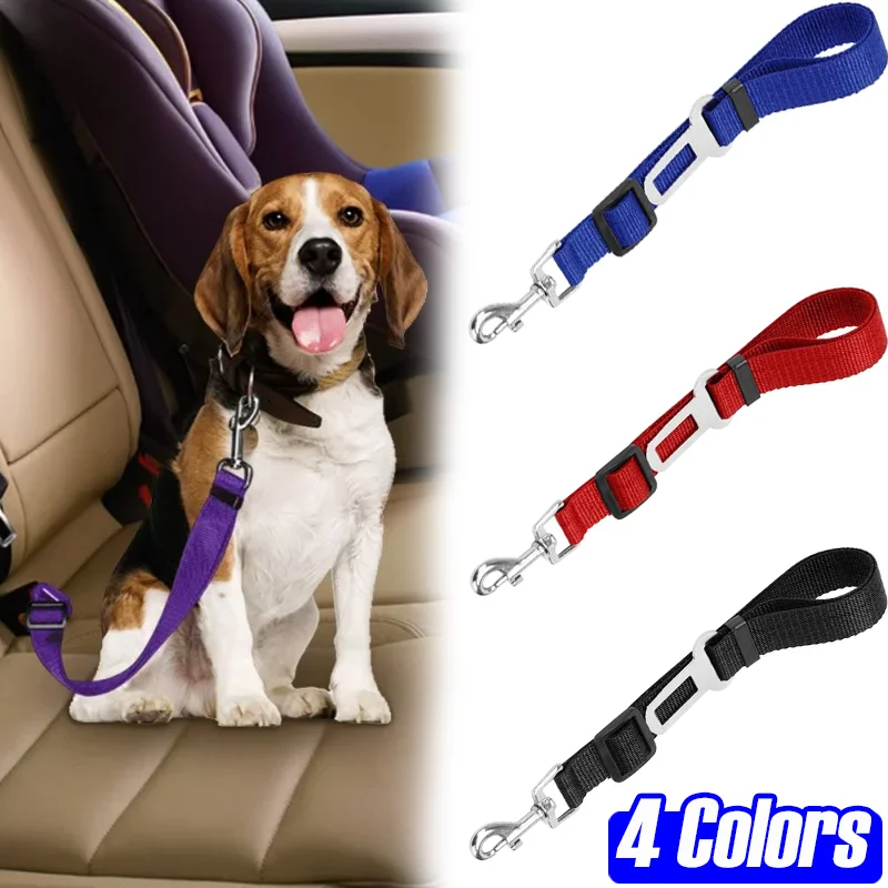 

Pet Car Seat Belt High-quality Adjustable Safety Elastic Outdoor Travel Vehicle Seats Pets Specially Designed Auto Interior
