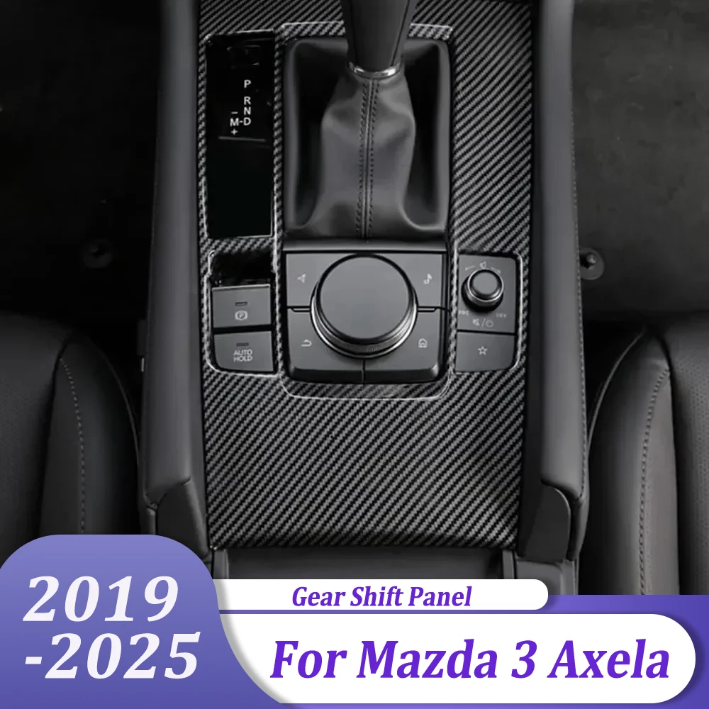 

Автомобильные аксессуары, декоративная накладка на панель переключения передач (LHD) для Mazda 3 M3 Axela 2019 2020 2021 2022 2023 2024 2025