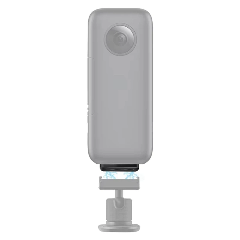 Magnetic Tripod Mount Adapter With 1/4" Screw For DJI Action 5Pro, Gopro 13 12 11, Insta360 One Action Cameras