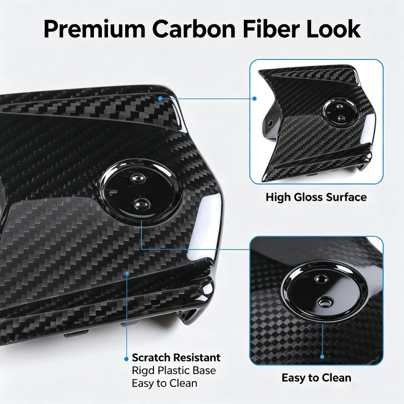 rear seat cover Suitable for YAMAHA NVX155 scooter modification shell accessories carbon fiber