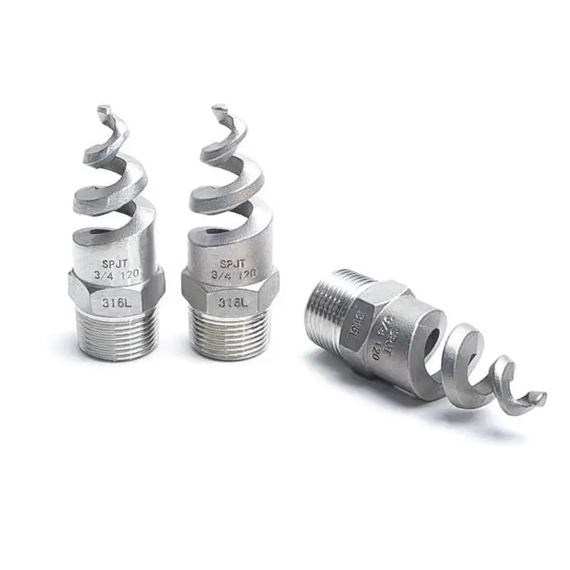 316L Male Thread Taper Nozzle 1/4 To 1 Inch Atomizing For Dust Removal Garden