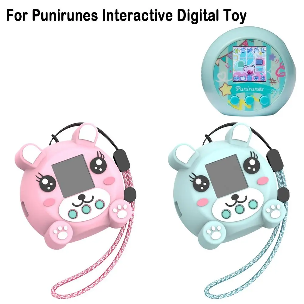 Silicone Cartoon Case Shell Pet Digital Toy Protective Cover Shockproof Game Accessories for Punirunes Interactive Digital Toy