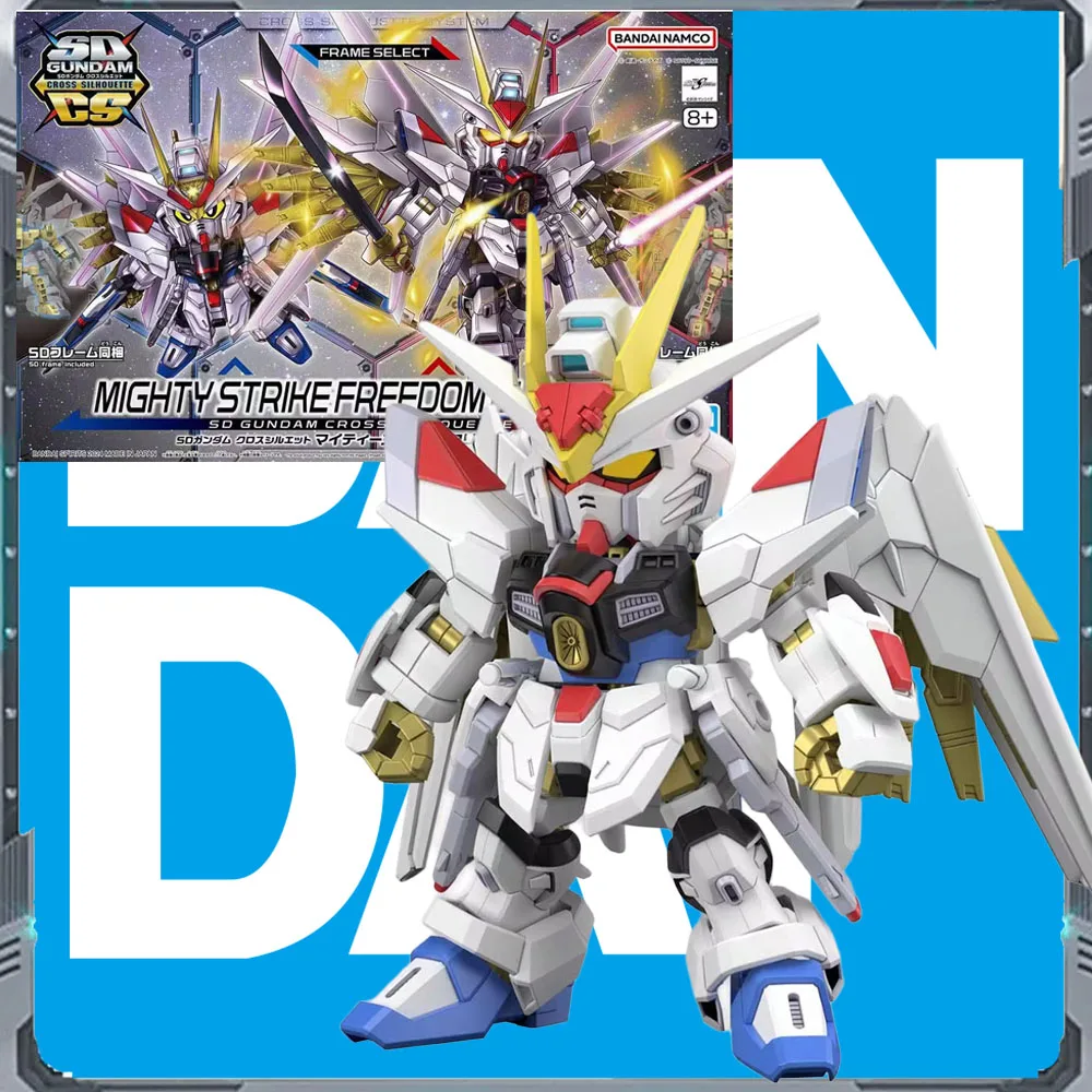 

Оригинальный комплект модели BANDAI SDCS MIGHTY STRIKE FREEDOM GUNDAM, аниме-фигурки, BB Warrior, сборная модель, коллекция, подарочные игрушки