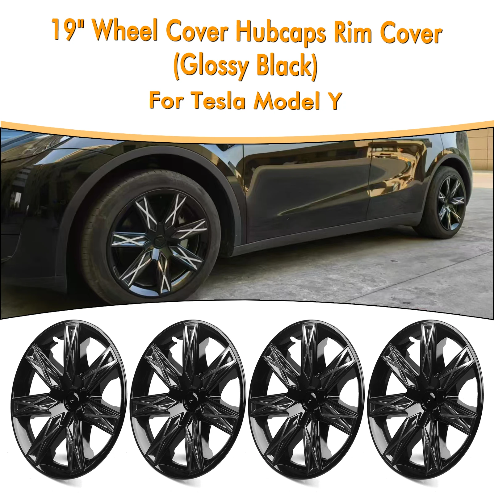 

19 "наружная крышка колеса автомобиля, муфты, колпачок ступицы обода для Tesla Model Y 2020-2024