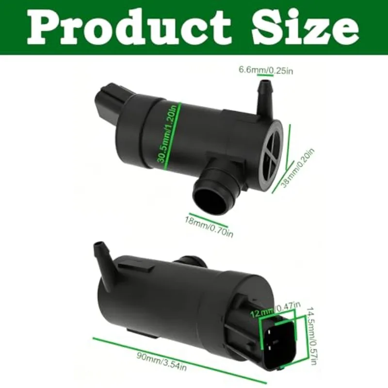 Windshield Washer Pump 86611AG000 86611AG010 For Subaru Impreza Forester Legacy Outback 2003-2016 12V