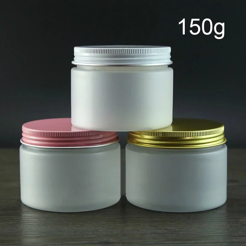 150g Matte Plastic Refillable Jar 150ml Empty 150ml Cosmetic Container Body Cream Face Mask Lotion Candy Spice Packaging Bottle