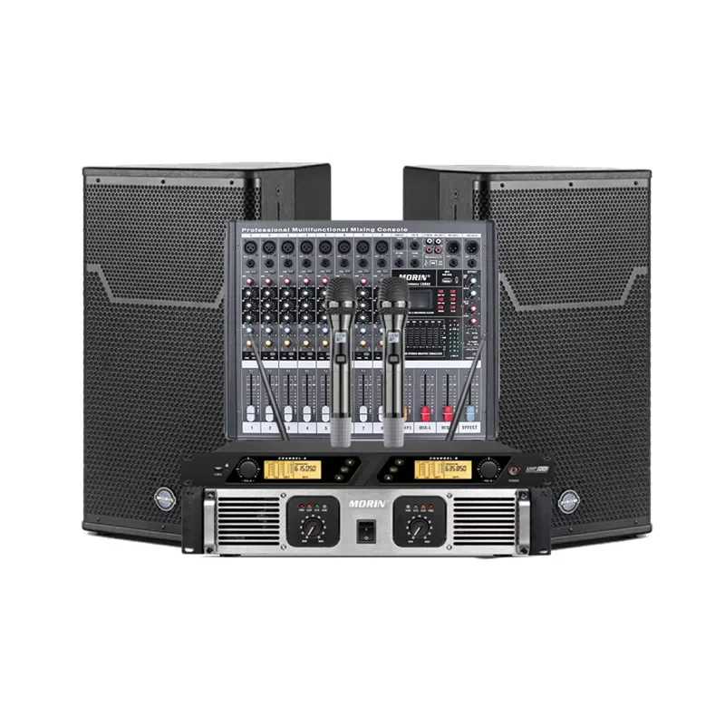 Indoor Outdoor Concerts Stage DJ 2 Way Passive 15 Inch Professional Speaker For Stage