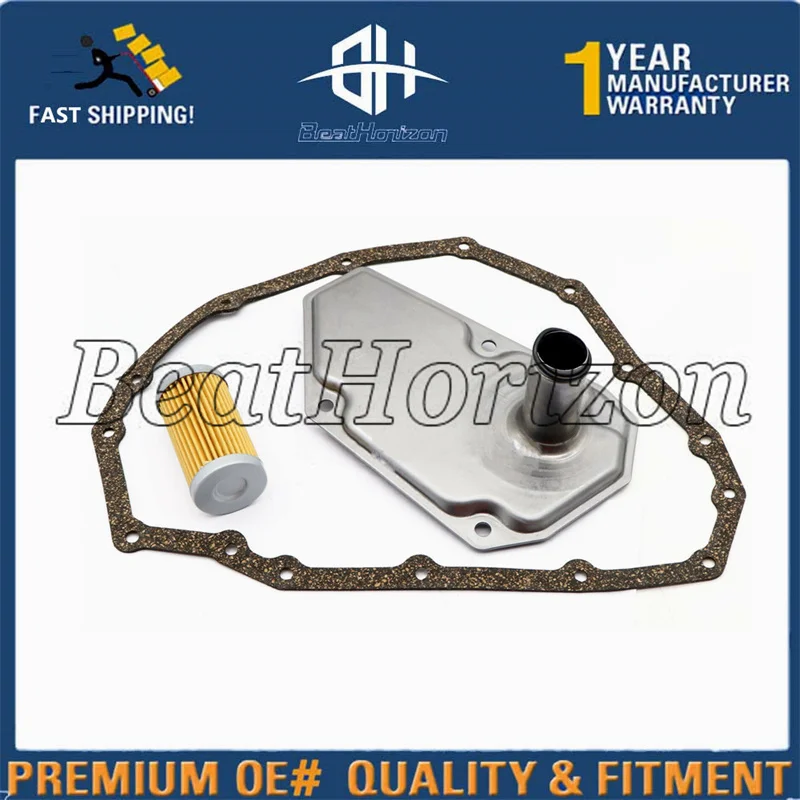 

Full Set Transmission Oil Filters W/ Pan Gasket for Nissan Altima Versa Maxima Murano Quest Versa Sentra 31726-3JX0A 31397-3JX0A