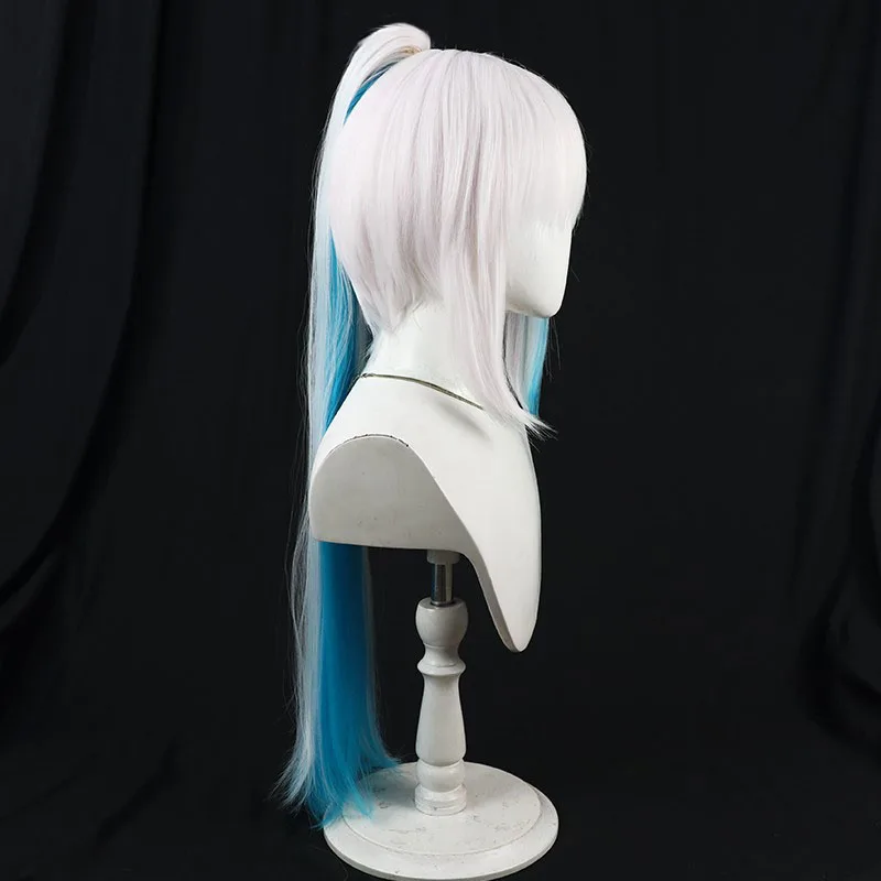 Virtual YouTube Vtuber Lize Helesta Cosplay Wig Halloween Carnival Party Props Synthetic Hair Heat Resistant Fiber + Wig Cap