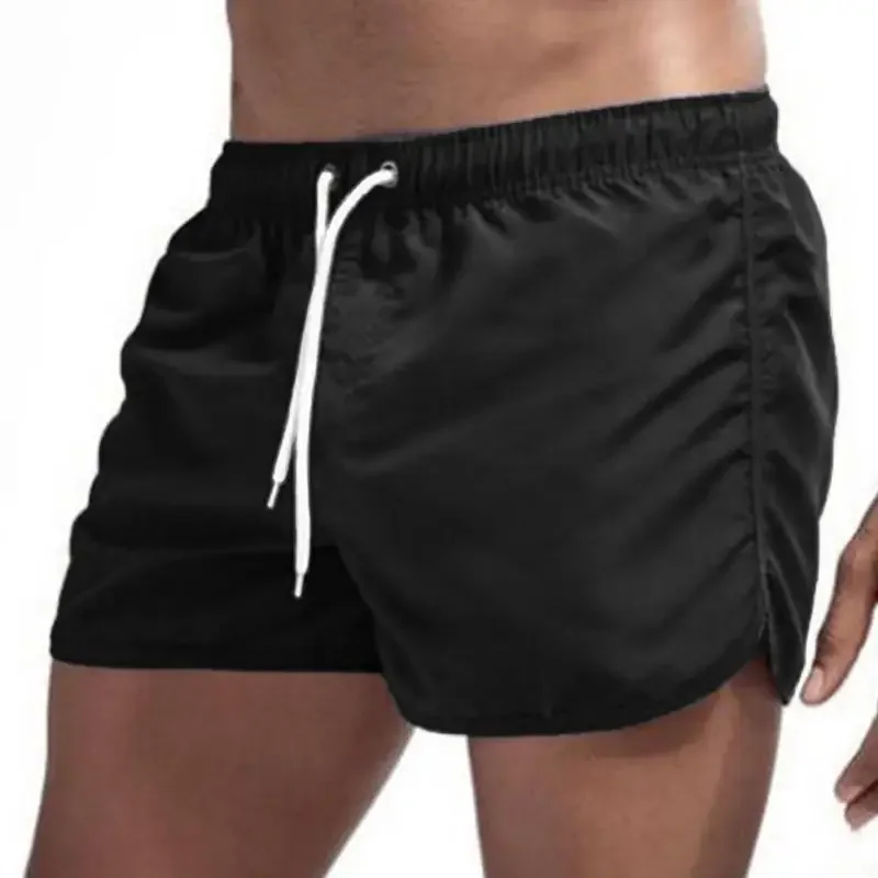 2024 Summer Men\'s Shorts Brand Beach Wear Sexy Swimming Pants Men\'s Swimwear Low Waist Breathable Beach Wear