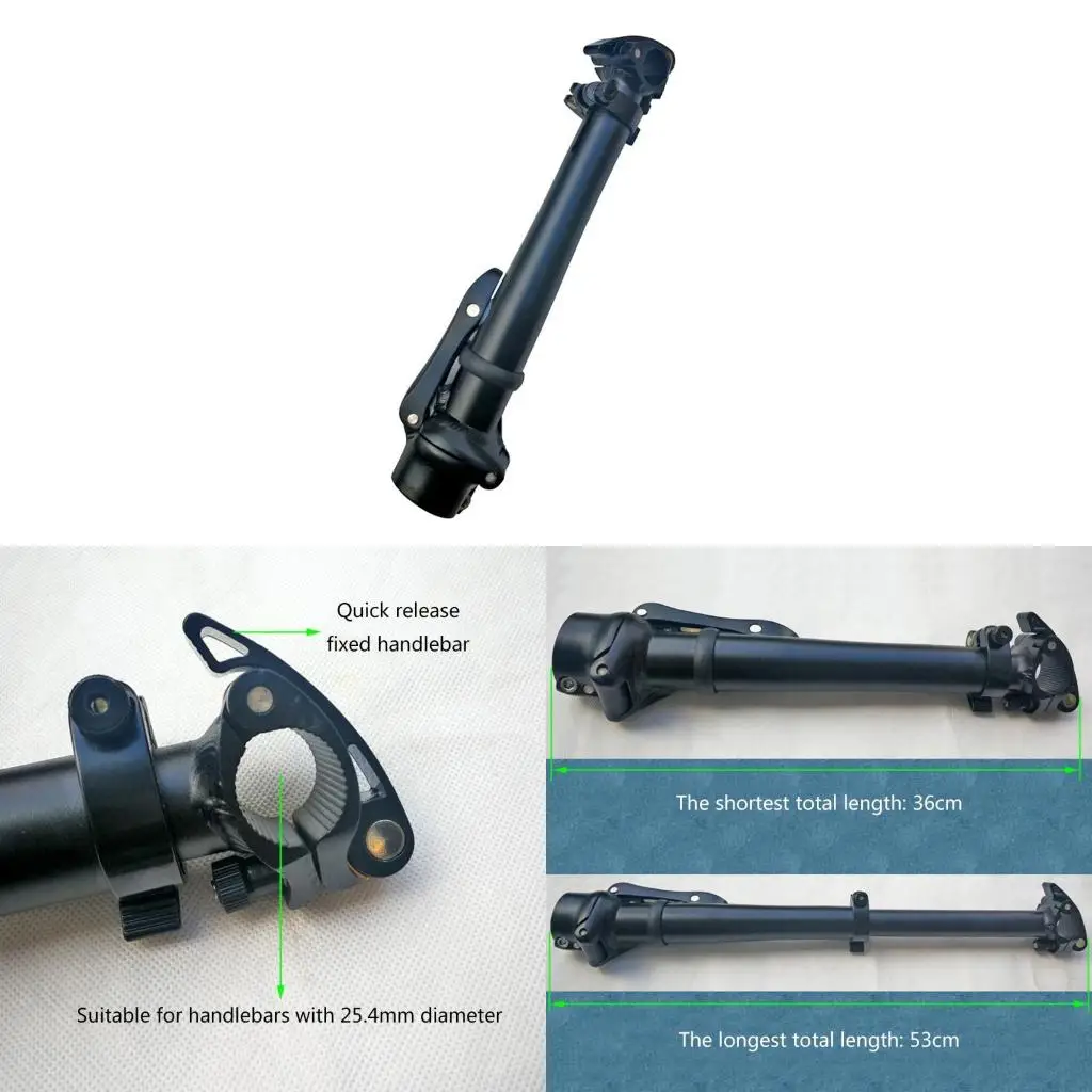 

Q39E Wearproof Aluminum Alloy 25.4mm Folding Bike Stem Quick Release Handlebar Stem Tube Pipes Cycling Equipment