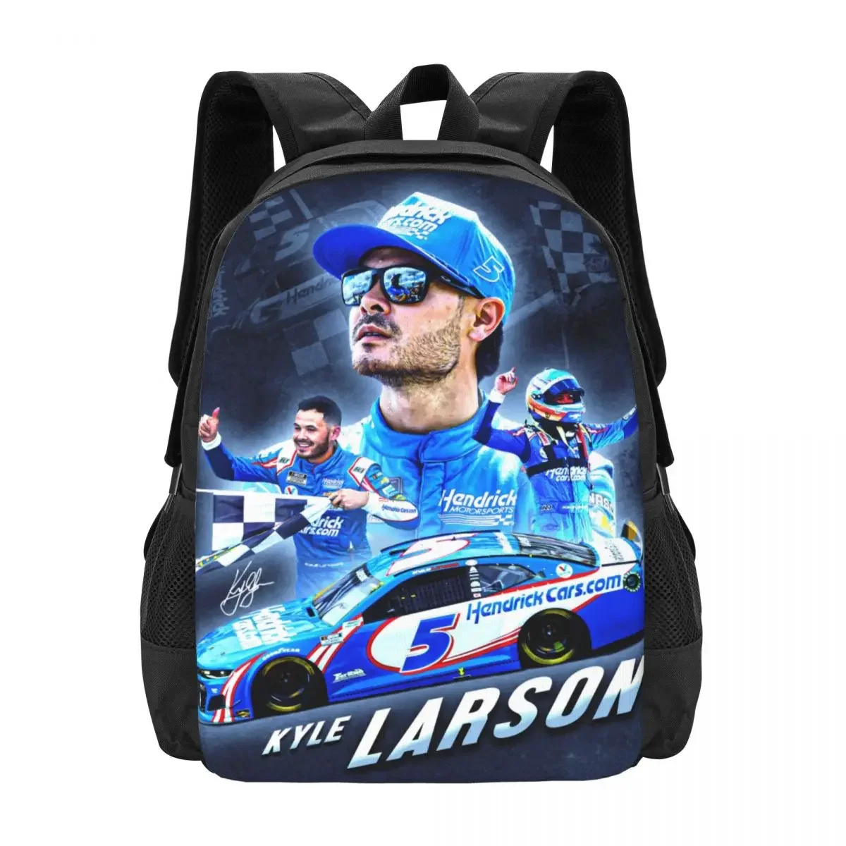 Kyle Larson 5 Travel Laptop Backpack, Business College School Computer Bag Gift for Men & Women