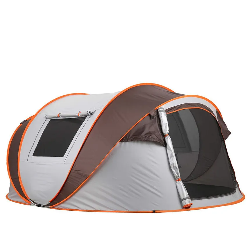 4 Person Easy Pop Up Tent Waterproof Automatic Setup 2 Doors-Instant Family Tents For Camping Hiking  Traveling