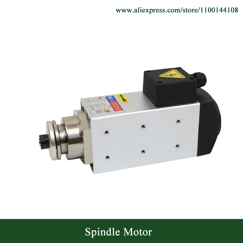 

Air Cooled Blade Spindle Motor 1.1KW 12000RPM Square Spindle Motor For Wood/Plastic/Acrylic/Glass