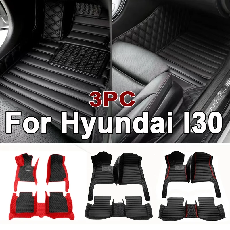 

"Custom Automotive Car Floor Mats For Hyundai I30 2009 2010 2011 2012 Auto Luxury Leather Men Women Car Mats Full Coverage "