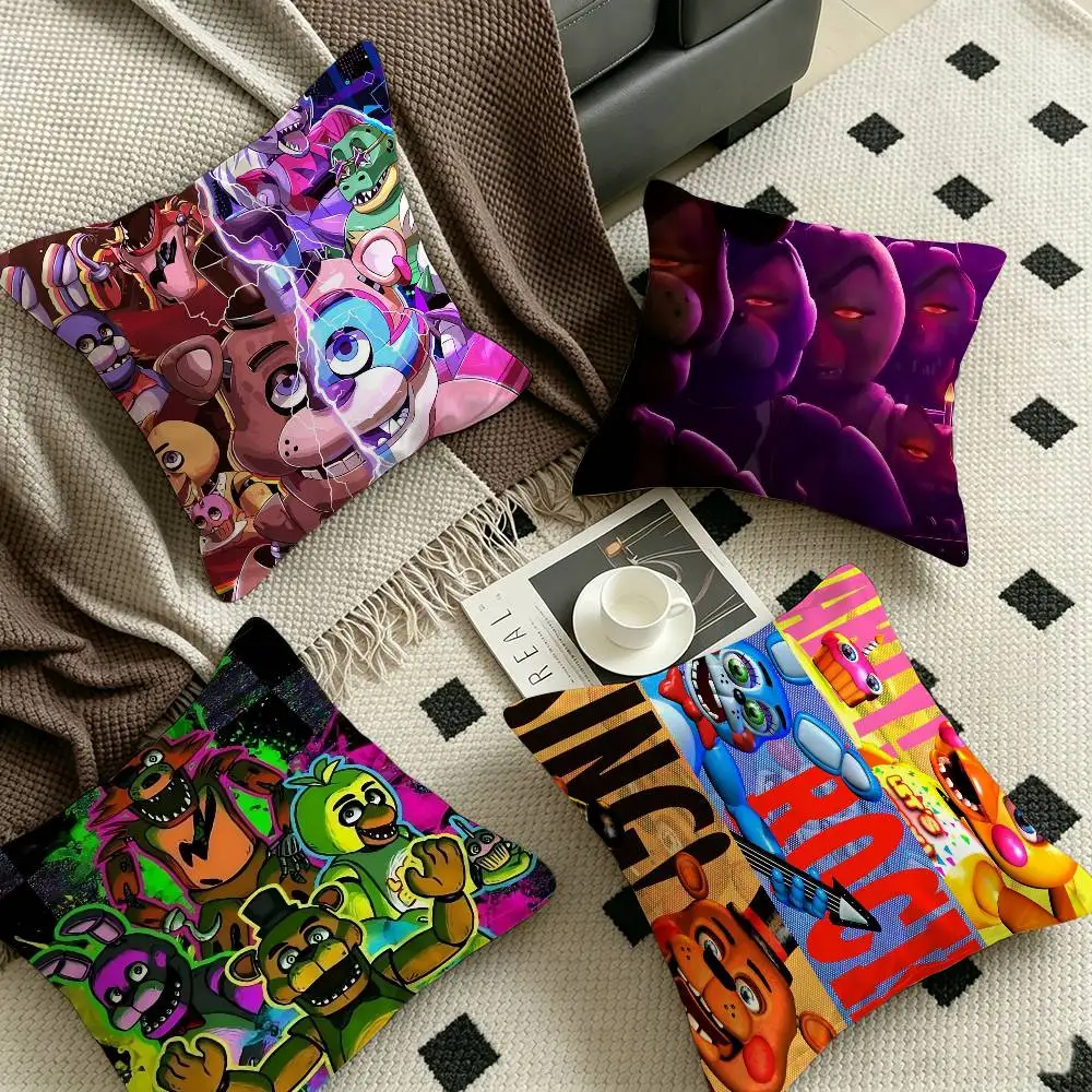 Fnaf Five-Nights-At-Freddys Classic Pillow Cushion Cover Pillowcase Living Room Sofa Home Decor Customized