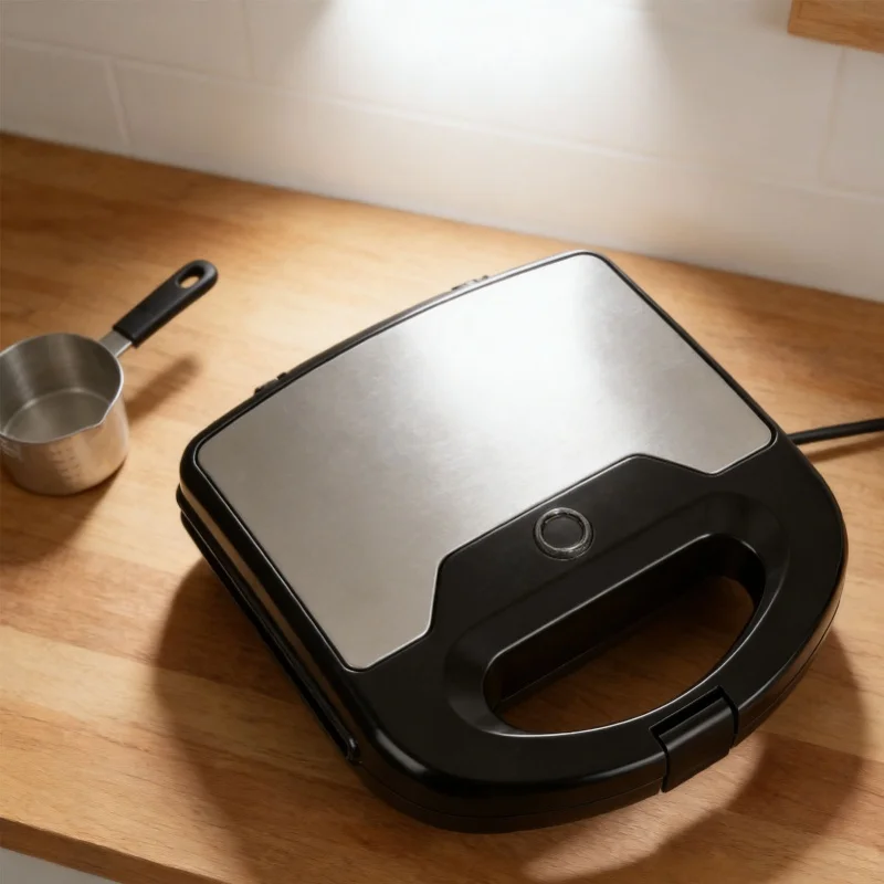 Non Stick Double Sided Nut Waffle Maker 12 Walnut Cookie Electric Mold Multifunctional Easy Clean US Plug 110V