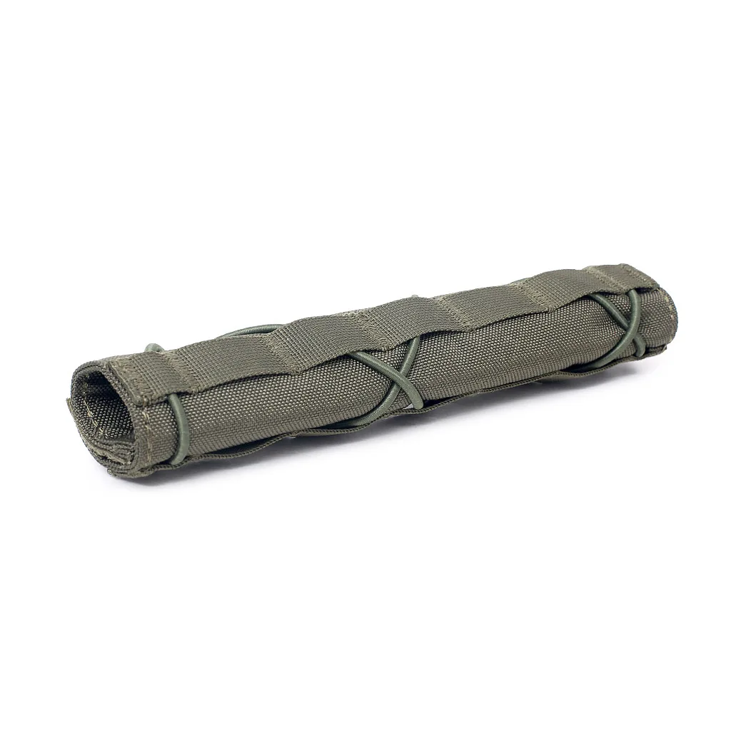 Capa de silenciador supressor macio para caça tática, pistola de atirador, manga silenciadora, isolamento térmico, protetor de blindagem